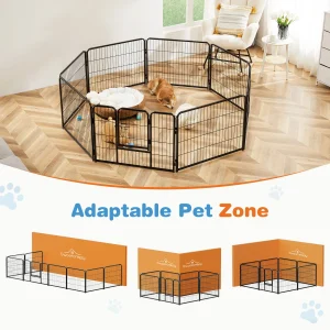 8-Panel Metal Pet Playpen/Fence