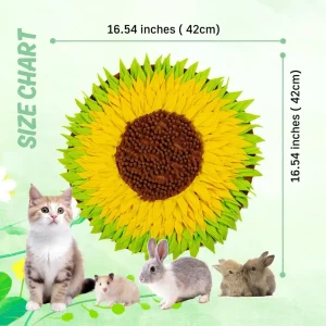 Sunflower Snuffle Mat for Pets
